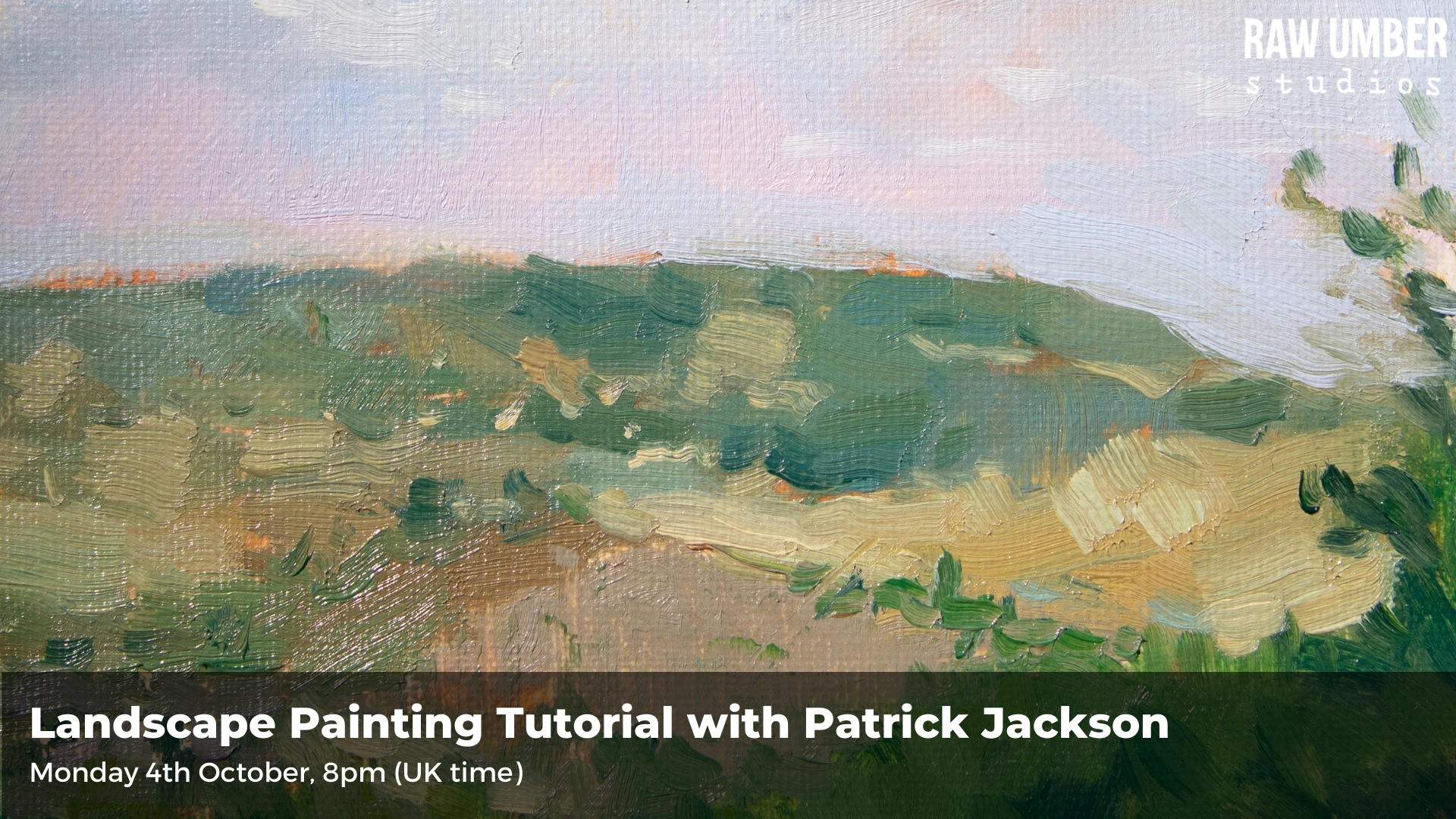 Landscape tutorial painting an Italian view